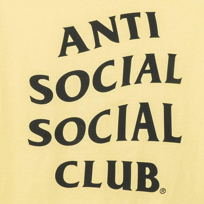 Anti Social Social Club Tシャツ メンズ レディース ユニセックス 半袖 黄色 ブラック アンチソーシャルソーシャルクラブ Glitter Yellow Tee ブランド | ANTI SOCIAL SOCIAL CLUB | 03