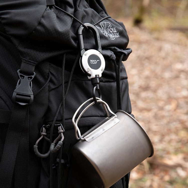 ROOT CO.マグネット内蔵型リールカラビナ GRAVITY MAG REEL 360 キーホルダー アウトドア 登山 | ROOT CO. | 05