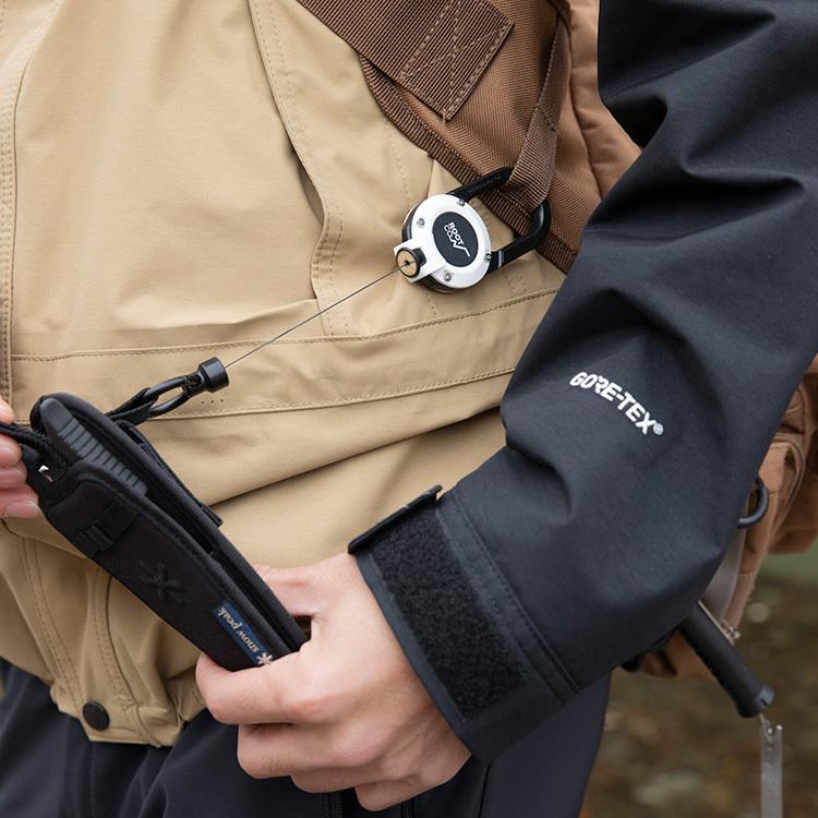 ミナペルホネン runrunrun 黒 綿麻 切替ギャザーブルゾン ハンドメイド