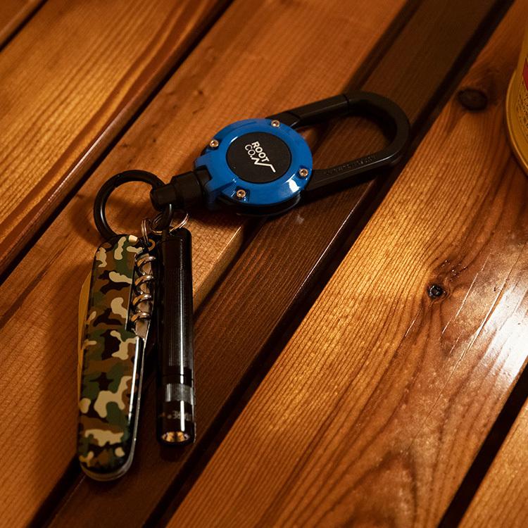 ROOT CO.マグネット内蔵型リールカラビナ GRAVITY MAG REEL 360 キーホルダー アウトドア 登山 | ROOT CO. | 09