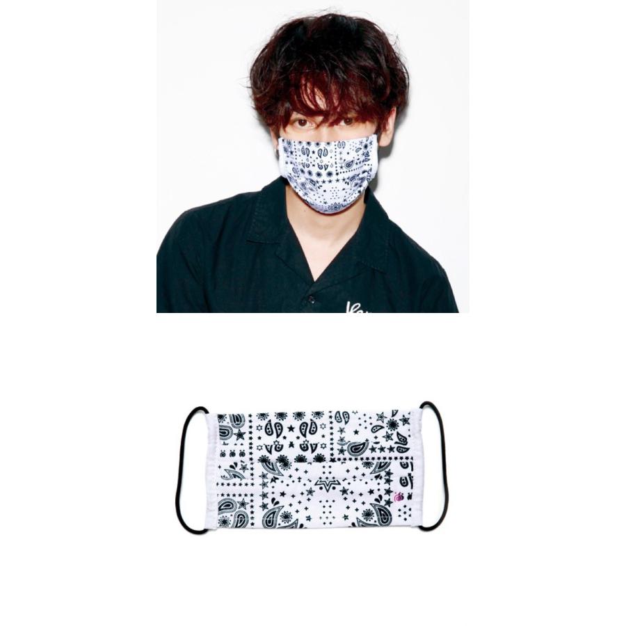 gonoturn ごのたん マスク ゴノタン 風邪 予防 ペイズリー柄ホワイト布 マスク |  | 01