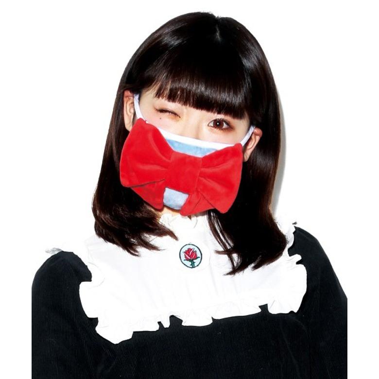 gonoturn ごのたん リボンマスク 自画撮り マスク 花粉症 風邪対策 予防 フェイスマスク | 