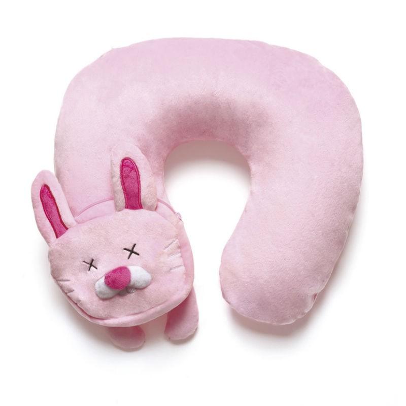 gonoturn ごのたん Animal Neck Pillow Rabbit ネックピロー かわいい まくら 枕 ウサギ ラビット 旅行 出張 電車 バス 移動 睡眠 快眠 ピンク ギフト |  | 02