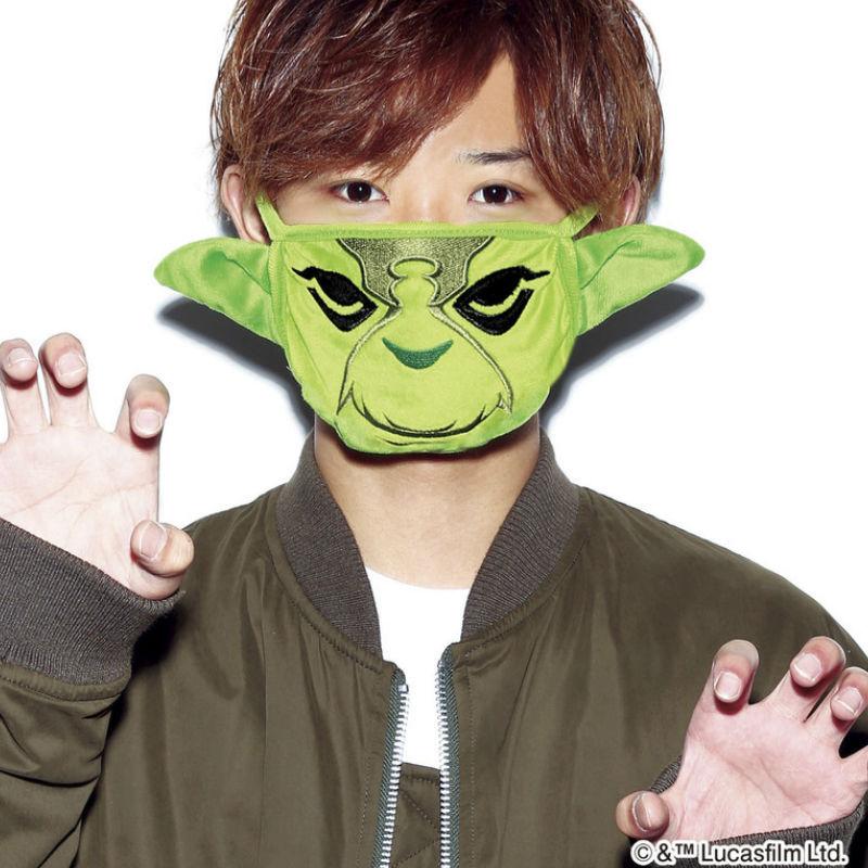gonoturn ごのたん マスク 風邪 花粉症 対策 スターウォーズ ヨーダ マスク STAR WARS Yoda Mask ジェダイ マスター 自撮り 映画 ディズニー おしゃれ |  | 01