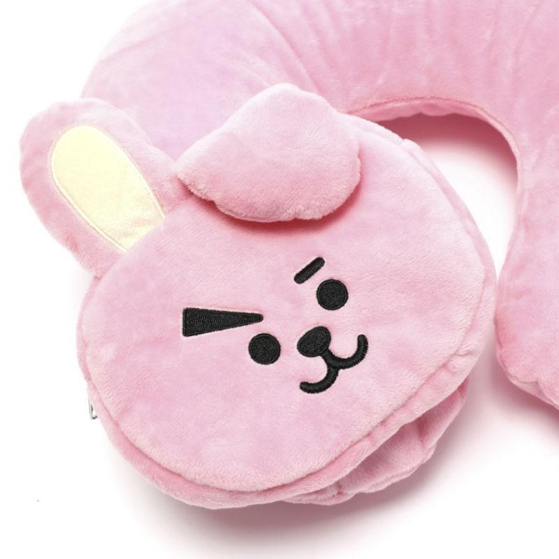 gonoturn ゴノタン BT21 COOKY Neck Pillow ネックピロー かわいい まくら 枕 旅行 出張 電車 バス 移動 睡眠 快眠 ピンク BTS |  | 01