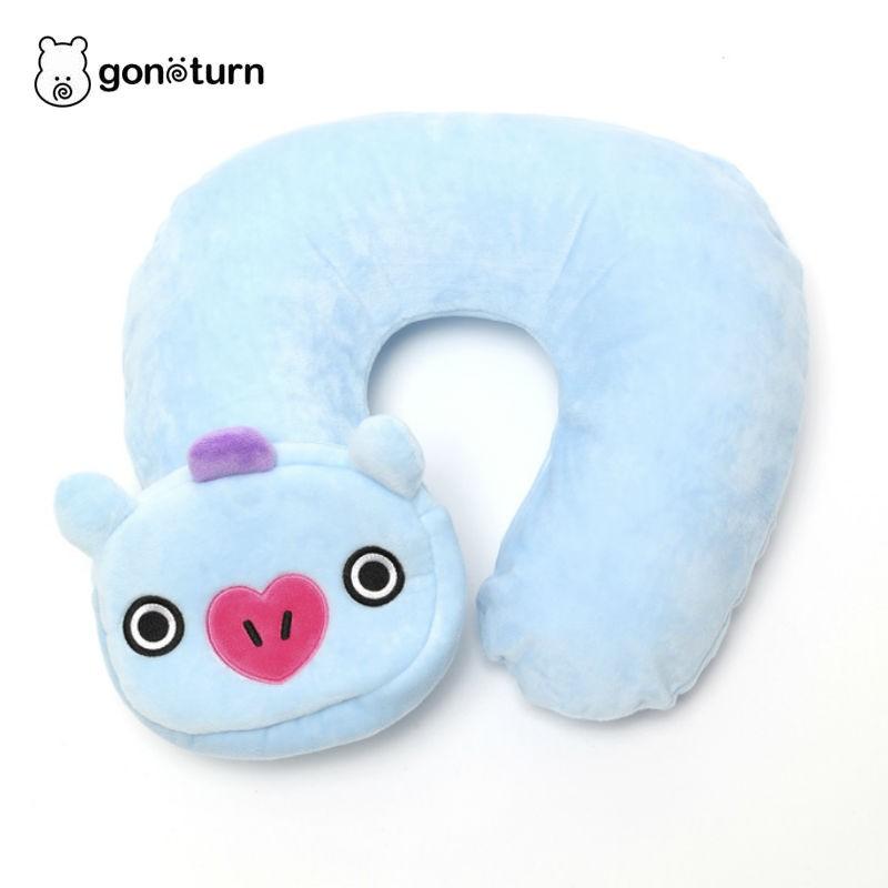 gonoturn ごのたん BT21 MANG Neck Pillow ネックピロー かわいい まくら 枕 旅行 出張 電車 バス 移動 睡眠 快眠 BTS | 