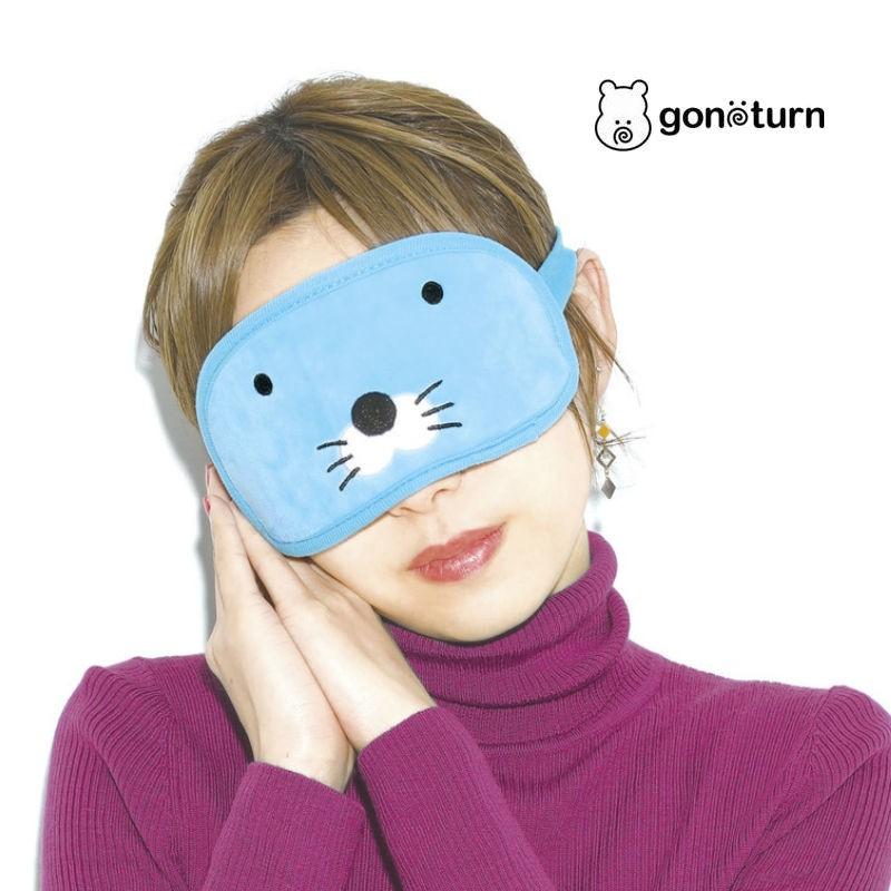 gonoturn ごのたん ぼのぼのコラボアイマスク BONOBONO Sleep Mask キャラクター かわいい 旅行 移動 バス 電車 飛行機 睡眠 | 