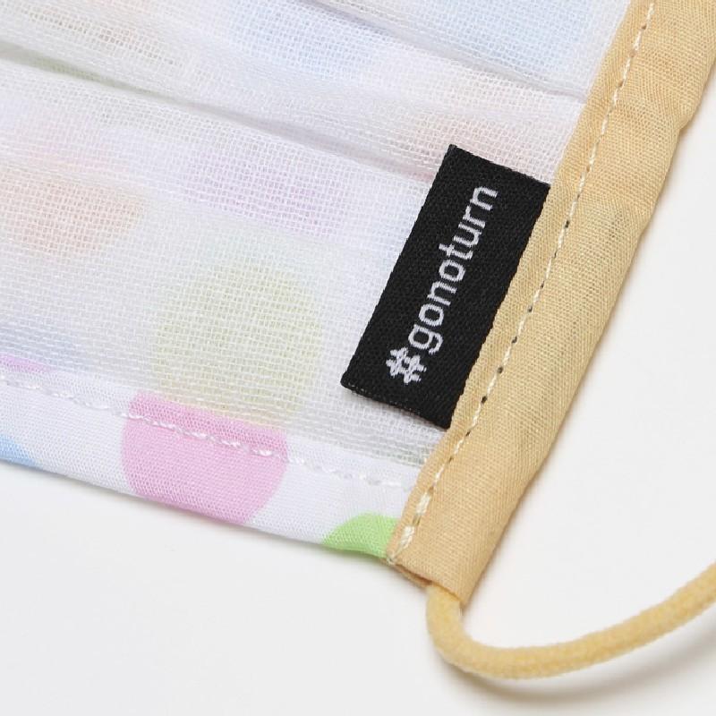 gonoturn ごのたん キッズマスク ドット柄 KIDS[GNT0377]水玉 可愛い 女の子 こども 幼稚園 保育園 対策 |  | 05