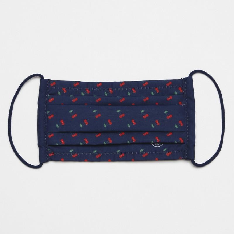 gonoturn ごのたん キッズマスク チェリー柄 KIDS[GNT0378]さくらんぼ 可愛い 女の子 こども 幼稚園 保育園 対策 ネイビー |  | 02