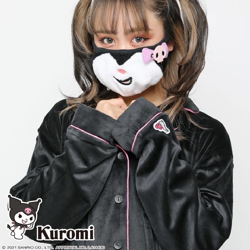 gonoturn ごのたん クロミマスク[GNT0405]サンリオ コラボ レディース 女性 可愛い キュート キャラクター インスタ 自撮り 花粉 対策 予防 | 