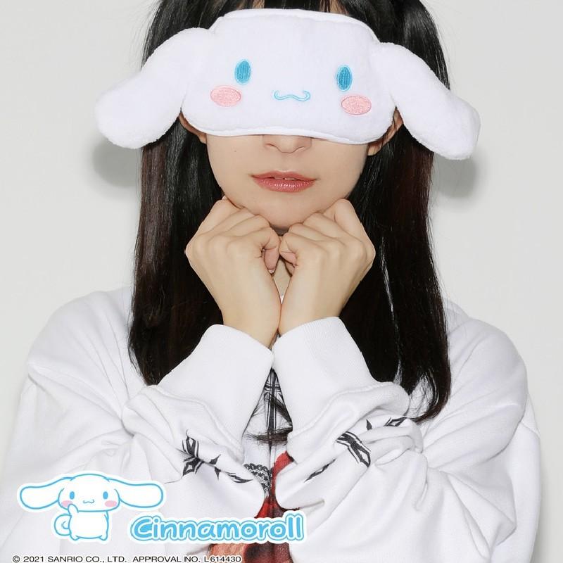 gonoturn ごのたん シナモロールアイマスク[GNT0406]サンリオ シナモン キャラクター 旅行 移動 トラベル 睡眠 電車 バス 飛行機 ギフト プレゼント | 