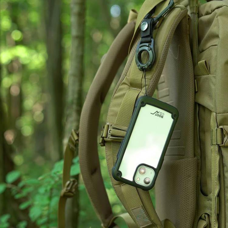 ROOT CO. iPhone13mini用ケース（ストラップホルダー付き） ROOT CO ルートコー iPhone13mini専用 iPhone 13 mini ケース カバー