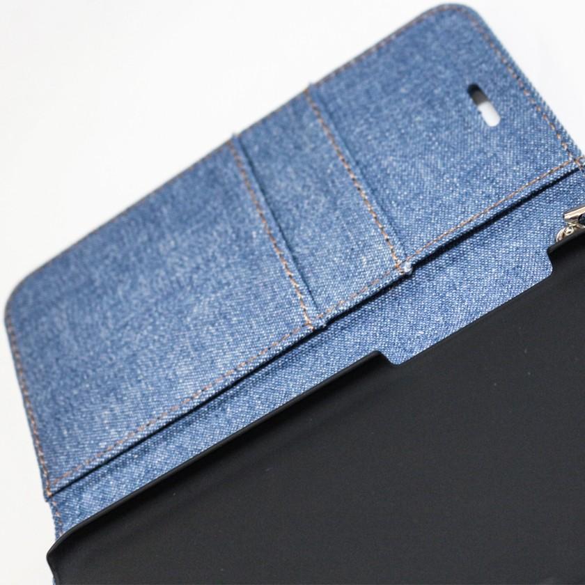 ゲス GUESS アイフォン8 手帳型 iphoneケース ブランド iPhone 8 カバー 正規ライセンス品 デニム 電話 スマホ ブルー | GUESS | 05