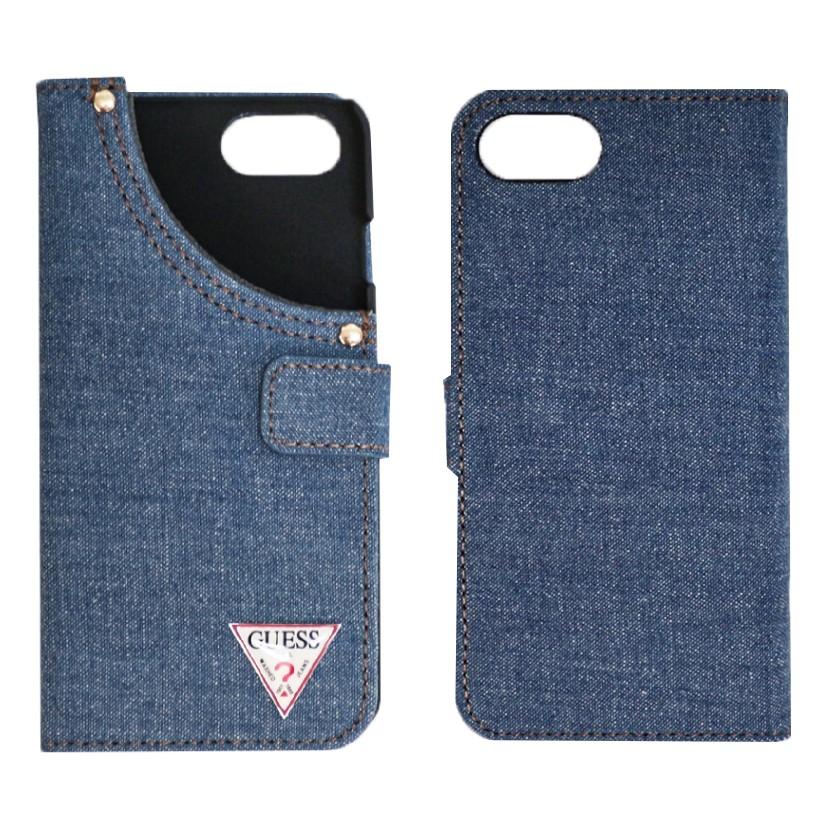 ゲス iphoneケース メンズ レディース GUESS GUFLBKI8POFJBL iphoneケース トライアングル ロゴ iPhone8 スマホ カバー | GUESS