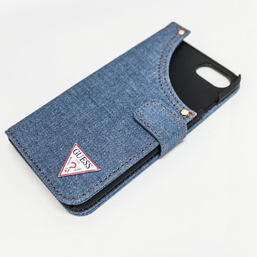 ゲス iphoneケース メンズ レディース GUESS GUFLBKI8POFJBL iphoneケース トライアングル ロゴ iPhone8 スマホ カバー | GUESS | 04