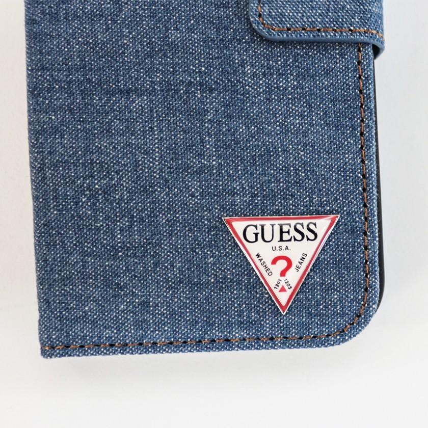 ゲス iphoneケース メンズ レディース GUESS GUFLBKI8POFJBL iphoneケース トライアングル ロゴ iPhone8 スマホ カバー | GUESS | 05