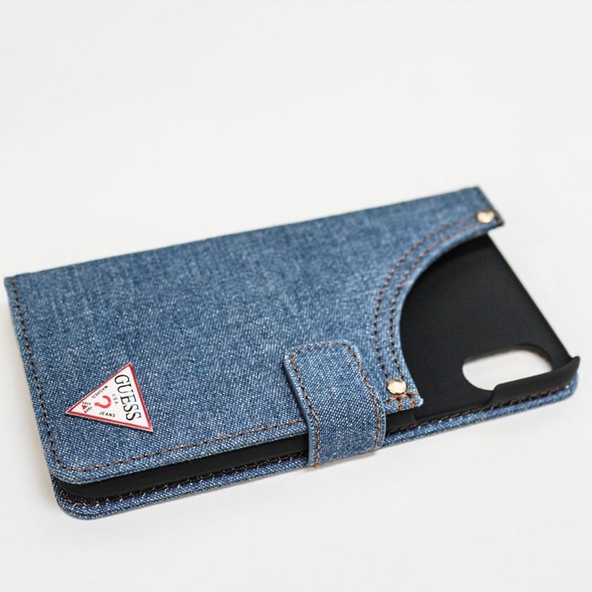GUESS 正規ライセンス品 iPhoneXケース メンズ レディース カバー アイフォンXケース メタリック アルミ 手帳型 スマホ カバー iPhoneX ゲス | GUESS | 04