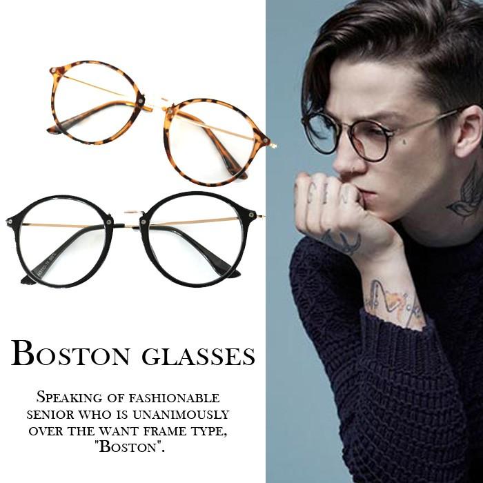 伊達メガネ サングラス レディース 紫外線対策 UVカット ボストン セレブ | 