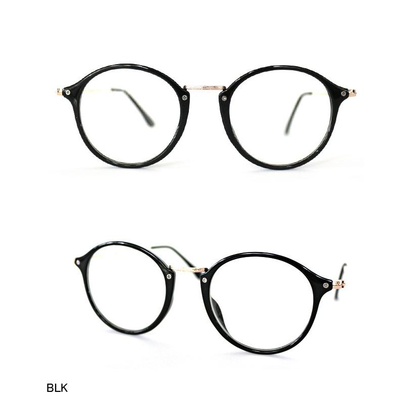 伊達メガネ サングラス レディース 紫外線対策 UVカット ボストン セレブ |  | 02