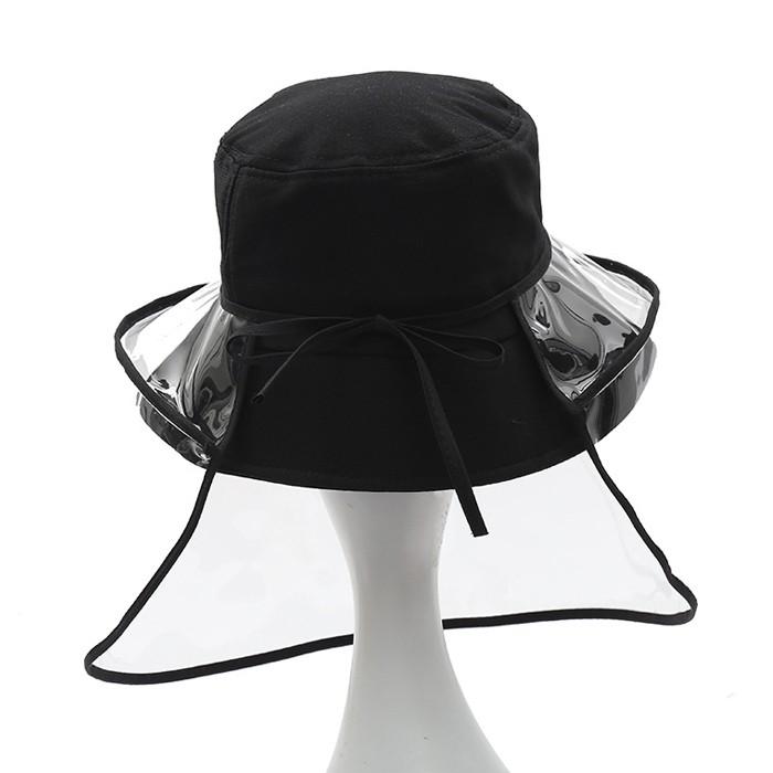 帽子付 カバー セット 透明 ハット カバー 帽子マスク ウイルス対策　花粉対策　帽子カバー フェイスカバー 保護カバー 飛沫防止 レディース メンズ |  | 03