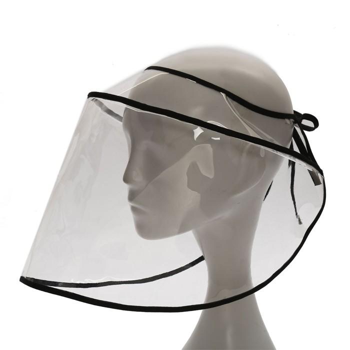 帽子付 カバー セット 透明 ハット カバー 帽子マスク ウイルス対策　花粉対策　帽子カバー フェイスカバー 保護カバー 飛沫防止 レディース メンズ |  | 04