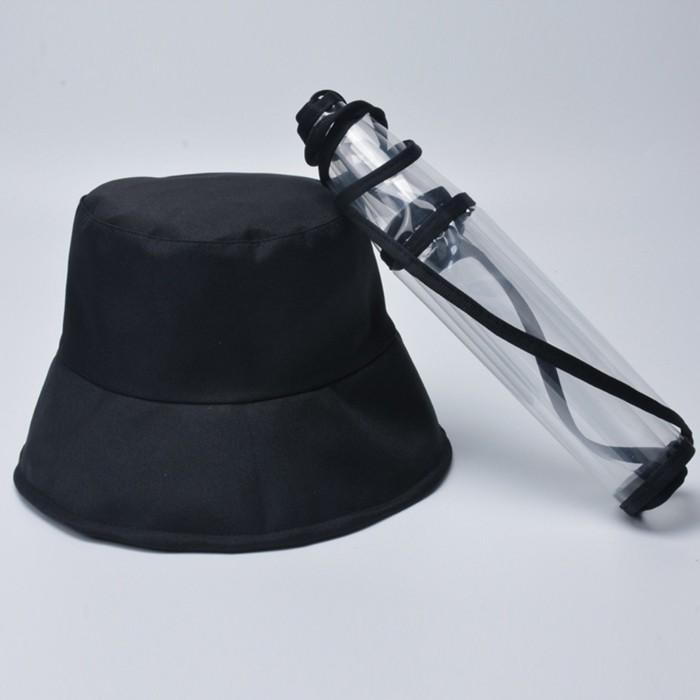 帽子付 カバー セット 透明 ハット カバー 帽子マスク ウイルス対策　花粉対策　帽子カバー フェイスカバー 保護カバー 飛沫防止 レディース メンズ |  | 05