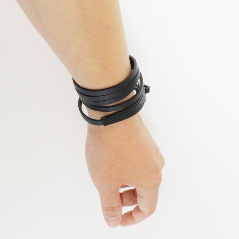 JAMHOMEMADE ジャムホームメイド レザーブレスレット 本革 牛革 カウレザー アクセサリー ユニセックス プレゼント | JAM HOME MADE | 06