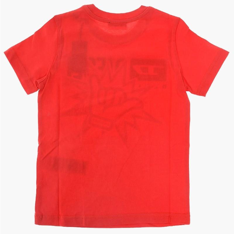 DIESEL 半袖Tシャツ レッド 新品タグ付き キッズ用 DIESEL 半袖Tシャツ レッド 新品タグ付き キッズ用 DIESEL KIDS