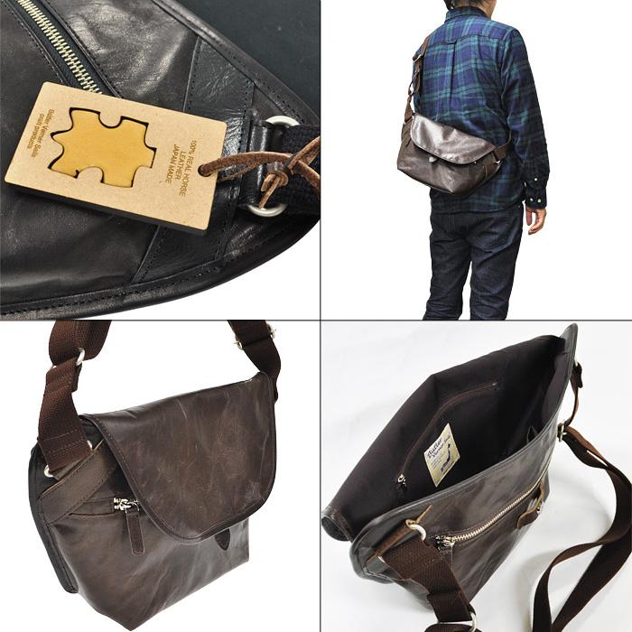 バトラーバーナーセイルズ Butler Verner Sails ポニープルアップメッセンジャーショルダー 高級 国産 レザー バッグ bag | Butler Verner Sails | 02