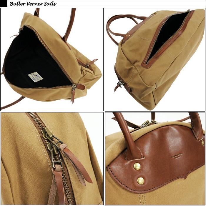 バトラーバナーセイルズ Butler Verner Sails 10号パラフィンキャンバス ボストンバッグ | Butler Verner Sails | 06