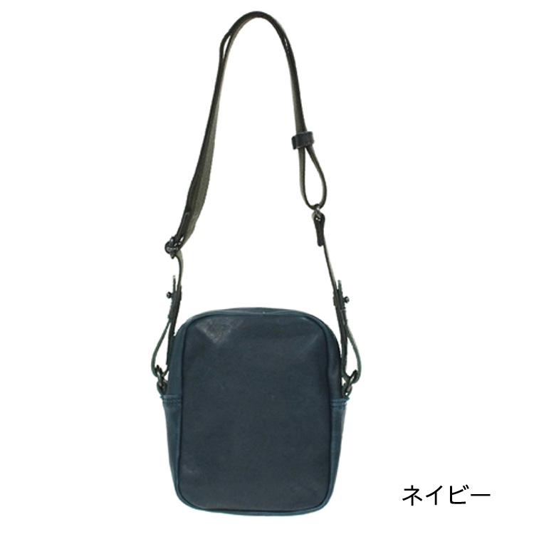 Butler Verner Sails 【バトラーバーナーセイルズ】 馬革縦型ショルダーバッグ ポーチ 馬革 素上げ 日本製 国産 サコッシュ |  | 04