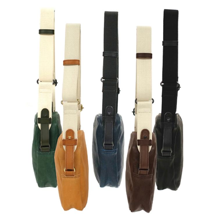 Butler Verner Sails 【バトラーバーナーセイルズ】 馬革縦型ショルダーバッグ ポーチ 馬革 素上げ 日本製 国産 サコッシュ |  | 08