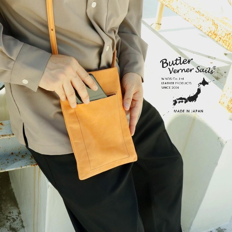 馬革シンプルショルダー Butler Verner Sails バトラーバーナーセイルズ バッグ ボディバッグ 通勤 通学 日本製 鞄 BAG 本革 ギフト サコッシュ プレゼント