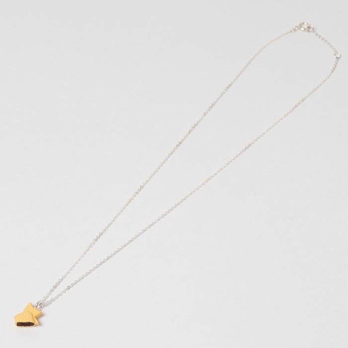 ジャムホームメイド TAIYAKI SHARE NECKLACE jgnc016 彼女が尻尾、僕が頭 たい焼き ペア ネックレス プレゼント 誕生日 クリスマス バレンタイン | JAM HOME MADE | 01
