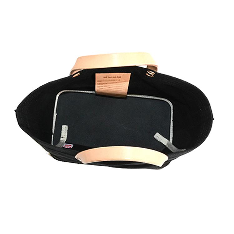 Butler Verner Sails バトラーバーナーセイルズ モールドレザーセルビッチキャンバス-ランチトート 手提げ ランチバッグ トートバッグ 栃木レザー 本革 | Butler Verner Sails | 09