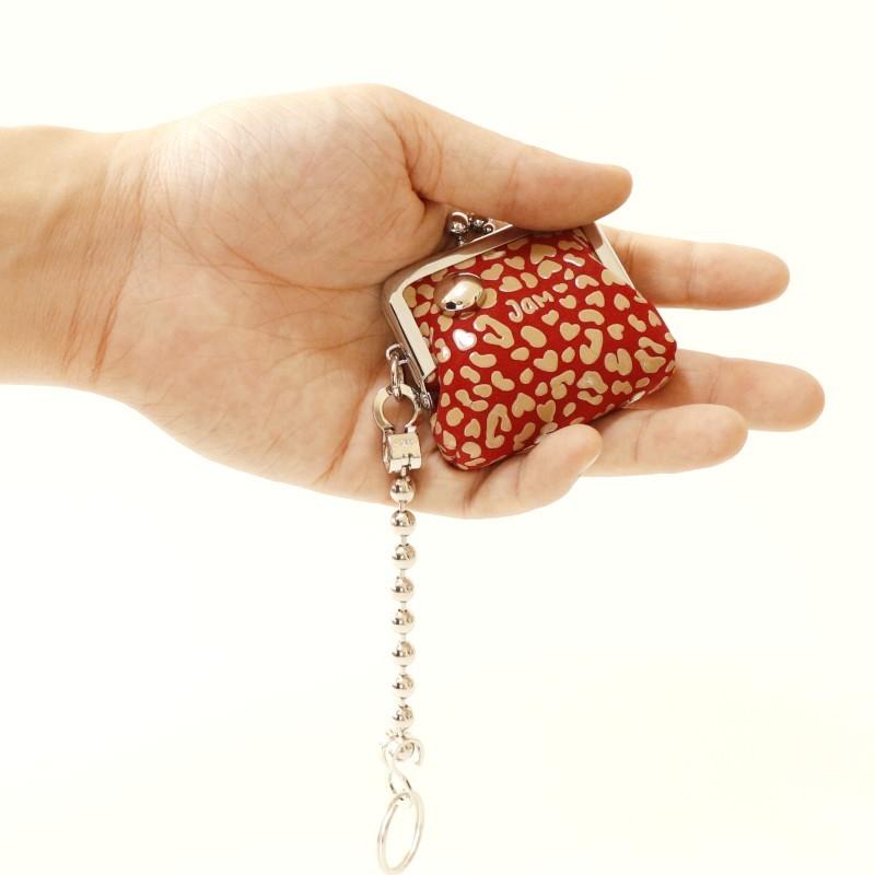JAMHOME MADE ジャムホームメイド がま口コインケース アクセサリーケース レオパード ヒョウ柄 レザー 本革 鹿革 ブランド プレゼント | JAM HOME MADE | 06