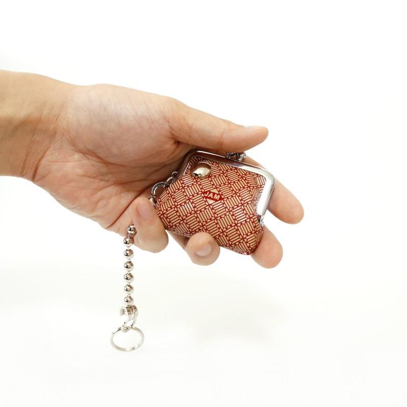 JAMHOME MADE ジャムホームメイド がま口コインケース 鹿革 アクセサリーケース レザー 本革 レッド ブランド おしゃれ プレゼント | JAM HOME MADE | 06