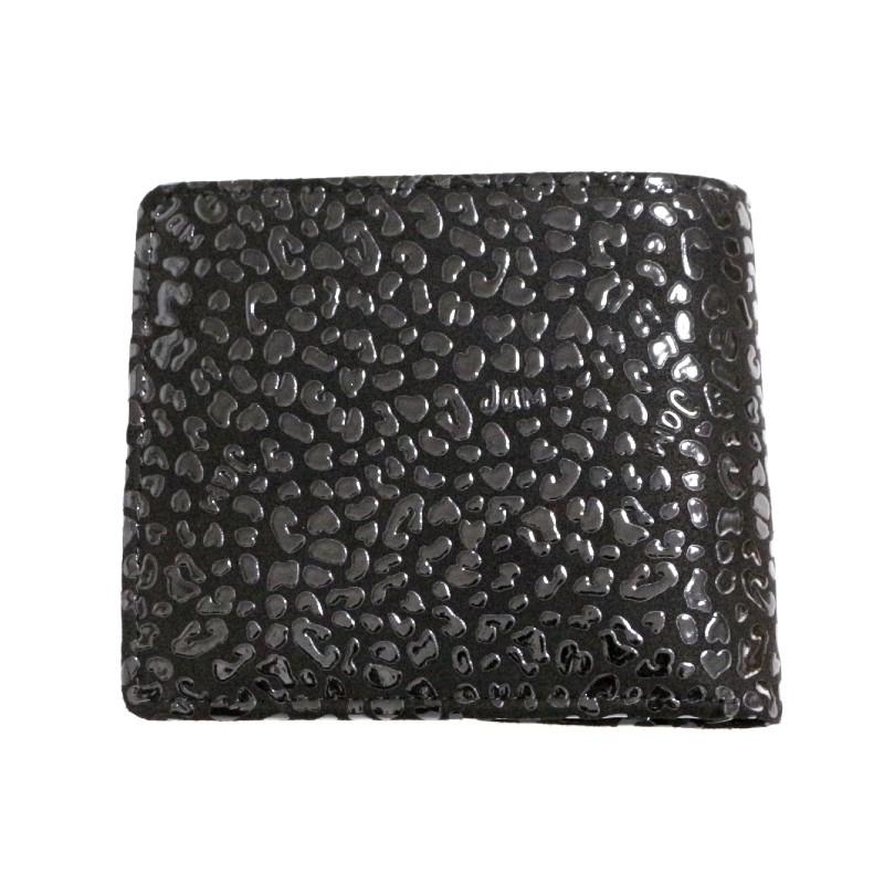 JAM HOME MADE ジャムホームメイド 印傳 印伝屋 二つ折り財布 レオパード柄 ミディアムウォレット 本革 鹿革 ディアスキン 牛革 カウレザー ギフト プレゼント | JAM HOME MADE | 02