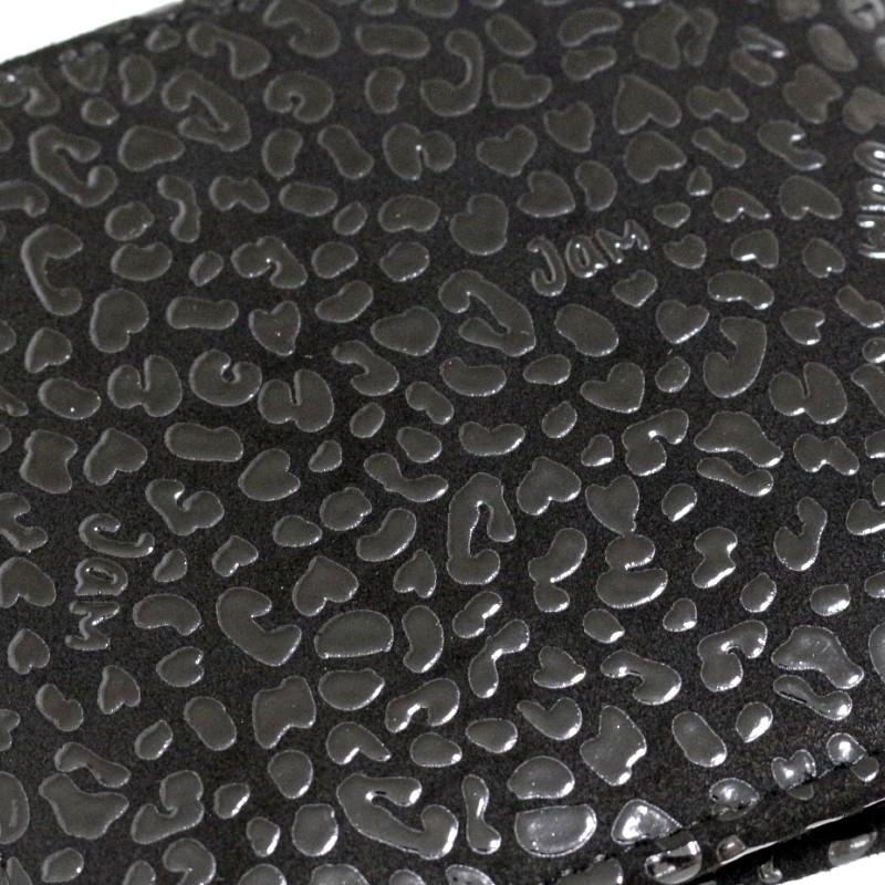 JAM HOME MADE ジャムホームメイド 印傳 印伝屋 二つ折り財布 レオパード柄 ミディアムウォレット 本革 鹿革 ディアスキン 牛革 カウレザー ギフト プレゼント | JAM HOME MADE | 09