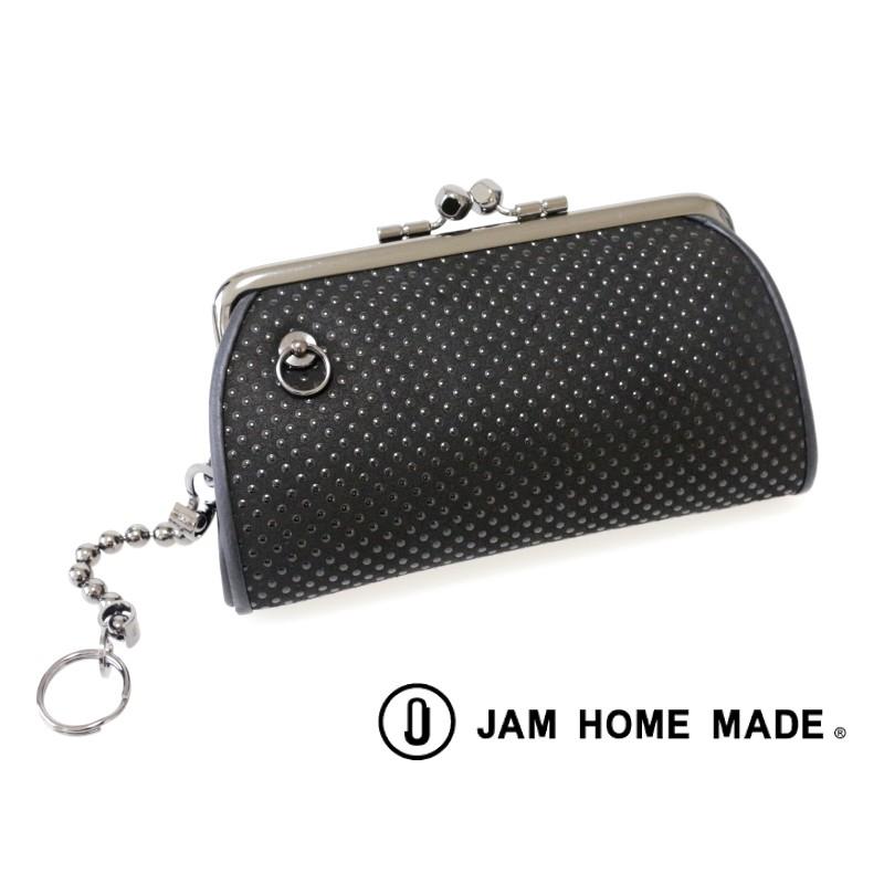JAM HOME MADE ジャムホームメイド 印傳 印伝屋 がま口財布 ウォレット ドット柄 本革 鹿革 ディアスキン ギフト プレゼント :jidwa53bk:UPPER GATE 通販 美品‼️ジャムホームメイド 長財布 黒 ラウンドファスナー