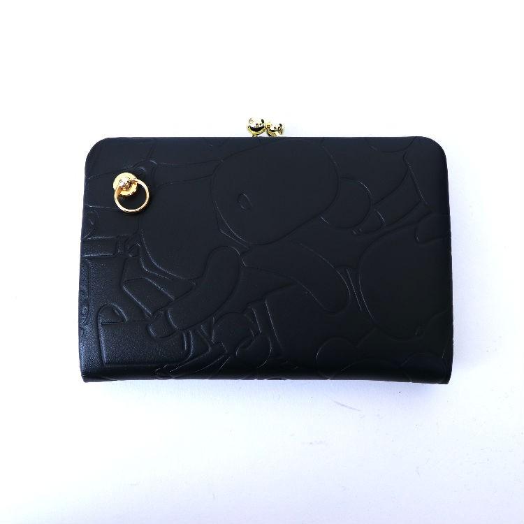 JAM HOME MADE ジャムホームメイド BE@RBRICK ベアブリック がま口ウォレット M /財布 小銭入れ カード入れ 二つ折り財布 | JAM HOME MADE | 01