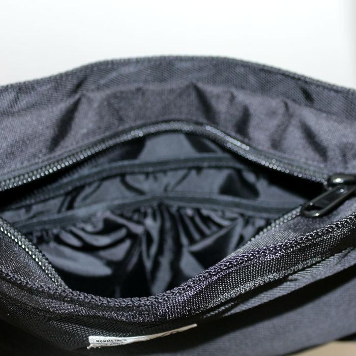 ジャムホームメイド　ズッカ　ショルダーバッグ　ダブルネーム　ブラック　安全ピン ジャムホームメイド ズッカ ショルダーバッグ ダブルネーム