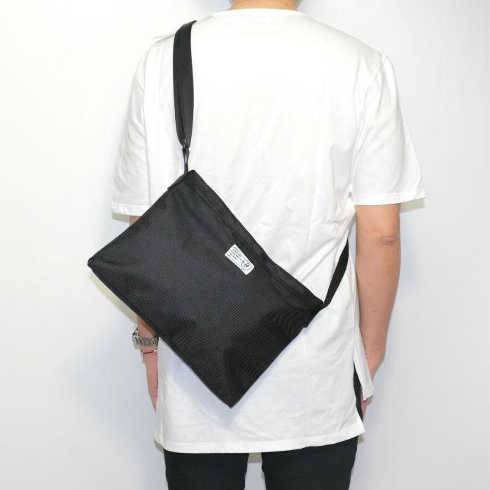 JAM HOME MADE ジャムホームメイド nonmetal サコッシュ -BLACK DIAMOND-ブラック サブバッグ ユニセックス | JAM HOME MADE | 05