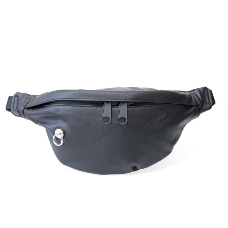 【美品】JAM HOME MADE エシカルレザー ボディバッグ JAM HOME MADE ウエストポーチ 日本製 エシカルレザー シンプル