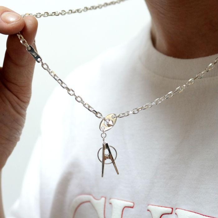 JAM HOME MADE ジャムホームメイド A-アナーキー ネックレス A SILVER925 シルバー ネックレス 洗濯バサミ | JAM HOME MADE | 01