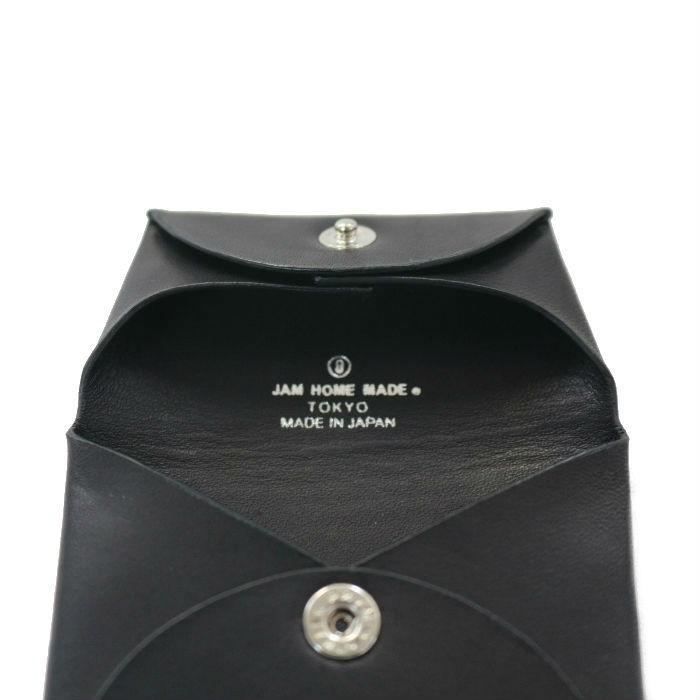 JAM HOME MADE ジャムホームメイド スリムコインケース 小銭入れ ブラック ブランド 本革 | JAM HOME MADE | 04