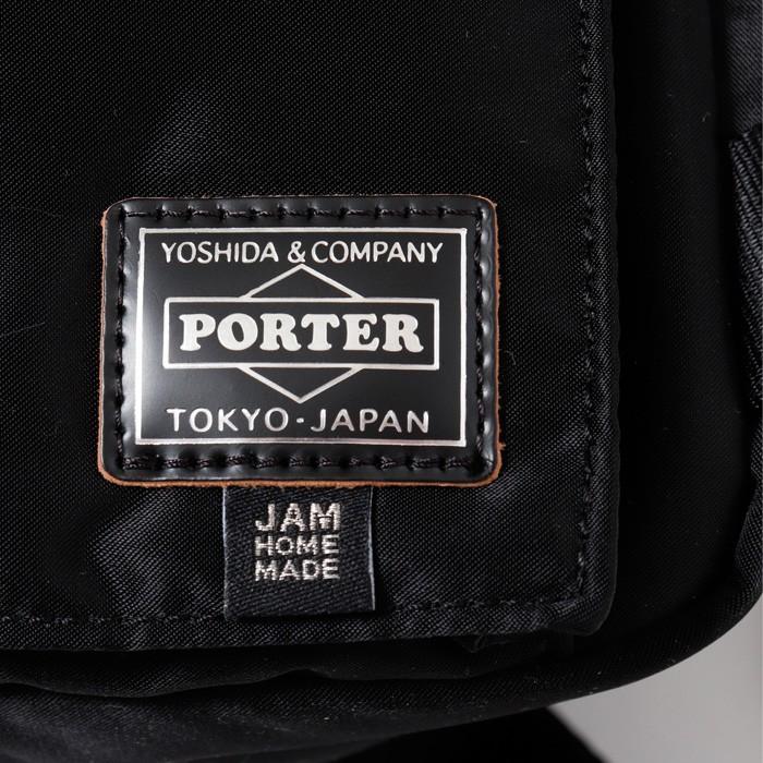 JAM HOME MADE ジャムホームメイド ポーター PORTER スタッズ ウエストバッグ ウエストポーチ ブラック ポーター