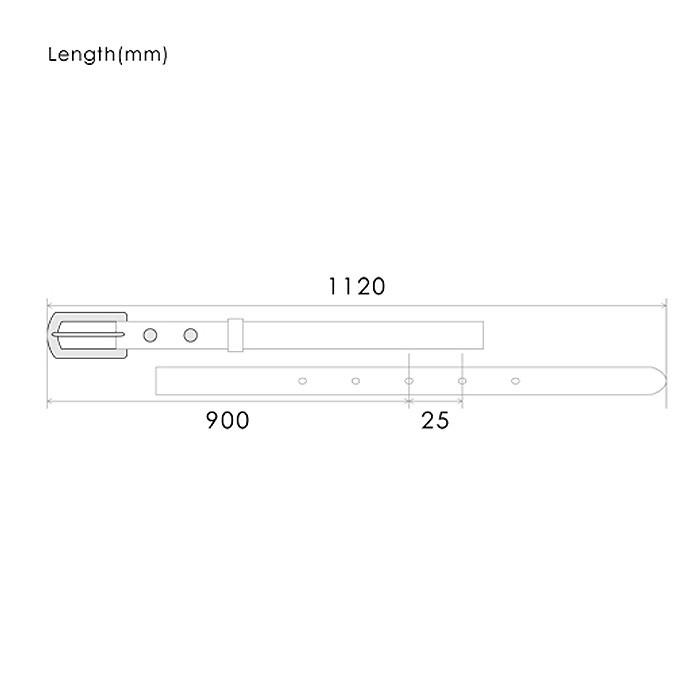 バトラーバナーセイルズ 吊るしメッキバックルレザーベルト 本革 ベルト メンズ 男性 カジュアル 日本製（27mm） | Butler Verner Sails | 05