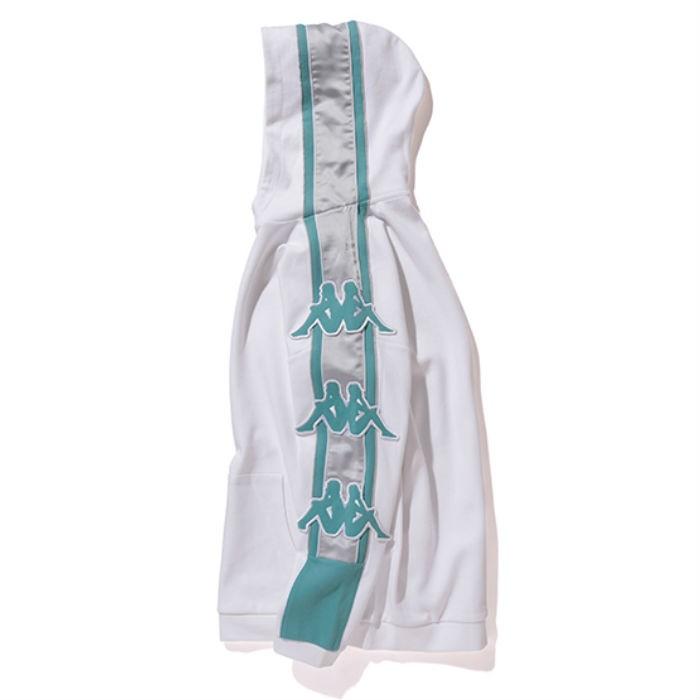 Kappa カッパ スウェットフーディー パーカ BANDA バンダ メンズ レディース ストリート オーバーサイズ ビッグシルエット ロゴ プルオーバー パーカー | Kappa | 03