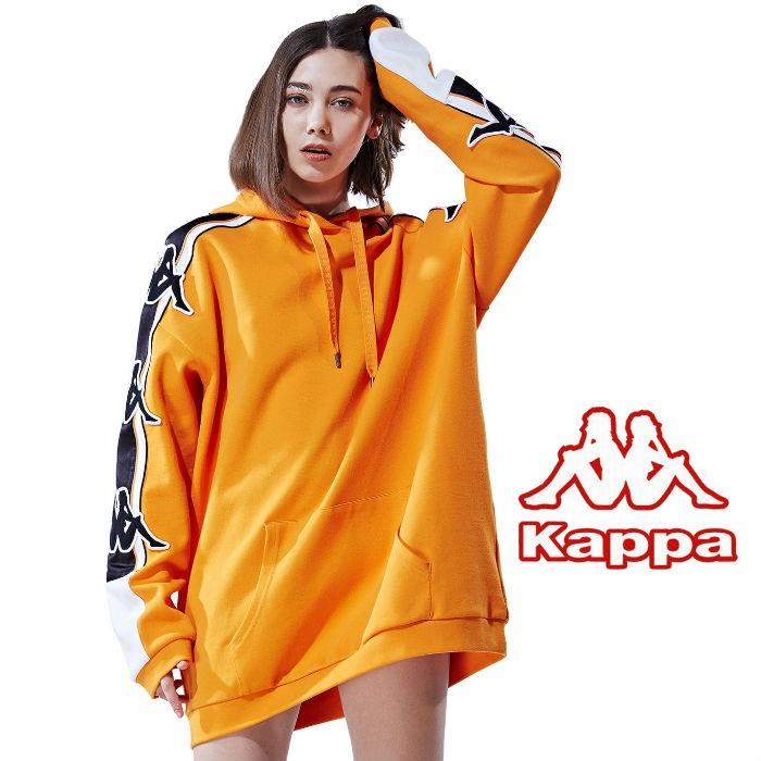 Kappa カッパ スウェットフーディー パーカ BANDA バンダ メンズ レディース ストリート オーバーサイズ ビッグシルエット ロゴ プルオーバー パーカー | Kappa | 08